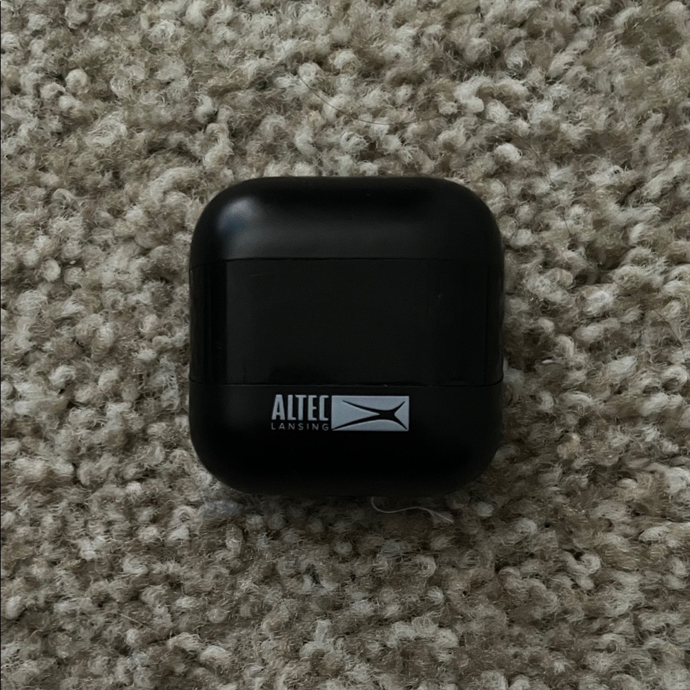 Altec Lansing Black Earbud Headphones